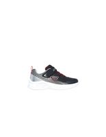 zapatillas skechers microspec ii - zovri nino negro silver  rojo