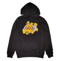 sudadera los angeles lakers nba floral graphic de new era en negro