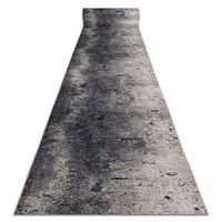 alfombra de pasillo con refuerzo de goma lotus beton 60940 hormigon b 80x260 cm