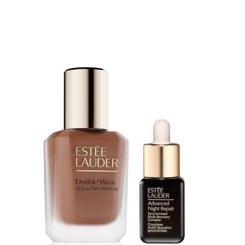 Estee Lauder Double Wear Stay-in-Place Makeup & Advanced Night Repair Serum Bundle (Various Shades) - Deep Spice