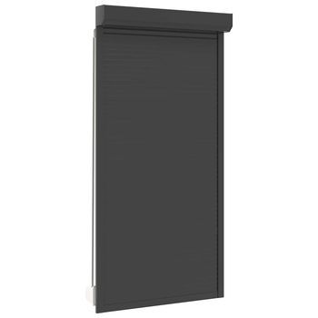 Persiana Enrollable Manual Antracita 110 X 220 Cm Vidaxl