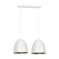 regleta de techo jonix blancooro 2 luces