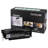 lexmark 12a8420 original black return program toner cartridge