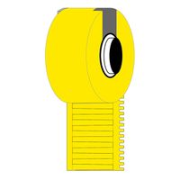 brady m6-30x42-7596-yl etiquetas de vinilo amarillas 30 mm x 420 mm originales