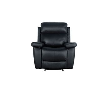 Sillón relax manual thea piel negro