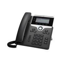 telefono ip cisco 7821 negroplata 2 lineas escritorio o pared altavoz