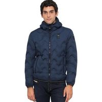 blauer cazadora chaqueta corta de plumas acolchada piery para hombre