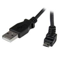 Cable Adaptador 1m USB A Macho a Micro USB B Macho Acodado en Ãngulo hacia Arriba para TelÃ©fono MÃ³vil