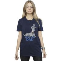 disney camiseta lady and the tramp just like dad para mujer