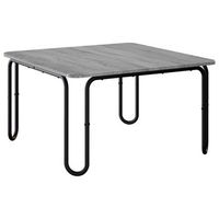 mesa de centro sonoma gris 100 x 100 x 45 cm vidaxl