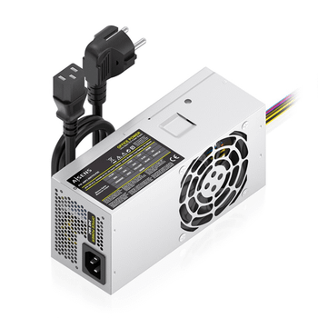 AISENS - FUENTE ALIMENTACION TFX 500W CON CABLE DE ALIMENTACION OEM, PLATA