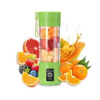 Batidora Portátil Potente Inalambrica USB Exprimidor de Frutas Licuadora de Mano de Alimentos Recargable Zumo Batido YEKLACKO2