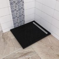 plato de ducha antideslizante100x100x3cm gelcoatvalvula incluida aica