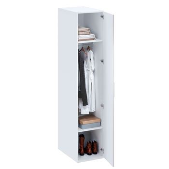 Mueble  Armario Para Lavandería T-bath 43,5x208 Cm Blanco Esp.22 Mm