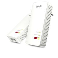 adaptador powerline avm fritz powerline 1240 ax wlan set 1200 mbits wi-fi 6