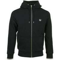 fred perry chaqueta deporte hooded zip through sweatshirt para hombre