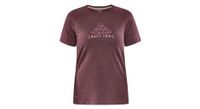 camiseta de manga corta para mujer craft adv trail wool blanca