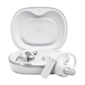JBL Sense Pro Auriculares True Wireless Stereo (TWS) gancho de oreja Llamadas/Música USB Tipo C Bluetooth Base de carga Blanco