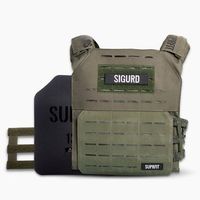chaleco de peso sigurd 3d suprfit 2 x 62 kg de pesos oliva
