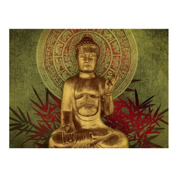 Papel Pintado 3d - Buda Dorado (300x231 Cm)