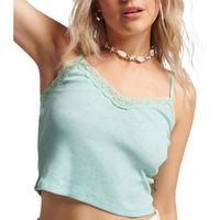 superdry blusa vintage lace cami para mujer