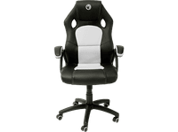 silla gaming - nacon ch-310 ergonomico altura regulable maximo 110 kg 5 ruedas blanco