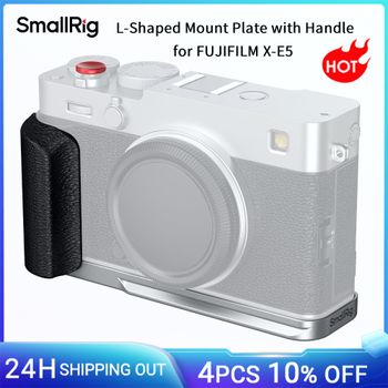 Empuñadura en Forma de L SmallRig X-E5 para Cámara FUJIFILM con Placa de Liberación Rápida para Arca con Empuñadura de Silicona Ligera y Botón de Obturador
