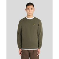 lyle  scott jersey ml424vog crew neck-x569 khaki ash para hombre
