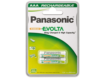 Pilas AAA - Wentronic 750mAh NiMH 2-BL EVOLTA