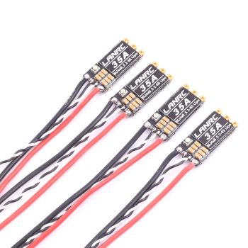ESC LANRC 35A / 45A BLHeli_S 2-6S con LEDs RGB sopota DShot150 300 600 para drones de carreras FPV