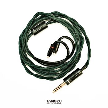 TANGZU YingLuo doble trenzado de una sola hebra doble núcleo de cobre sin oxígeno de alta pureza cable de 4,4mm