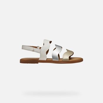 GEOX Sandal Karly Niña Blanco/plateado