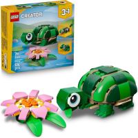 lego creator 3 en 1 tortuga con flor de nenufar 31377 124 piezas