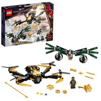 lego spiderman duelo del dron 7 anos - 76195
