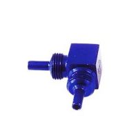 conexion manguera de freno allegri 2 vias 90 m10x1 alu azul