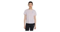 camiseta de manga corta new balance athletics violet  mujer