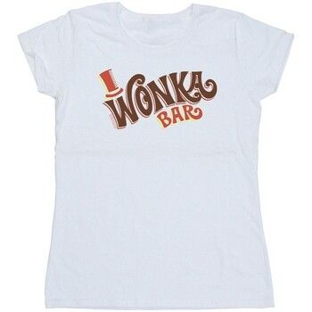 Willy Wonka Camiseta Bar Logo para mujer