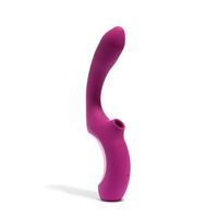 momba borgona - succionador con estimulacion interna efecto calor 4 velocidades y 14 niveles progresivos flexible y recargable - platanomelon