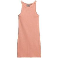 superdry vestido robe a cotes brodees sans manches para mujer