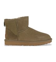 ugg para mujer 1016222 botines de piel classic mini ii marron 36 plano ninguno casual homewear verde