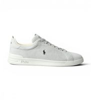 polo ralph lauren para hombre 809p13080002 zapatillas de piel lace gris 41 plano cordones casual