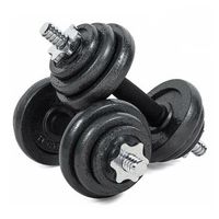 mancuernas pesas de disco 20kg total 10kg10kg fitness musculacion gimnasio pesos metal
