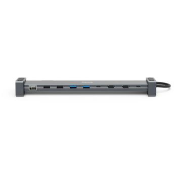 Base para portátil Hama Connect2Office Basic USB-C 4K UHD Ethernet 100W