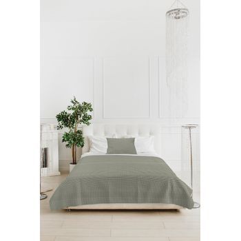 Cubrecama Vichy Verde -  Cama200 (300x280)