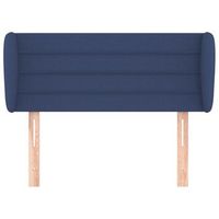 cabecero cama mueble de dormitorio de tela 93 x 23 x 7888 cm azul m020007328