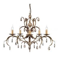 lampara de arana lily 5 luces