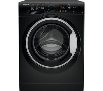 Hotpoint Coreu0026tradeNSWM1043CBSUK 10 kg 1400 Spin Washing Machine - Black, Black
