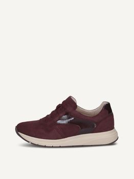 CAPRICE Sneaker, red, made of Leather, Size 37