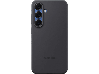 Funda móvil - Samsung, Para Galaxy S25, De Silicona, Negro