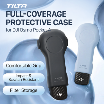 Funda TILTA BLACK para DJI OSMO Pocket 4 y Pocket 3, accesorios para la carcasa, funda de transporte y funda de viaje con correa para el hombro.